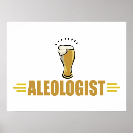 Lustiges Bier Poster (Vorne)