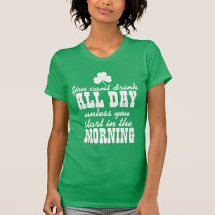 Lustiges Bier-Trinken St. Patricks Tages T-Shirt