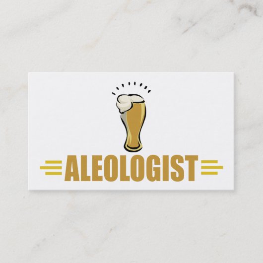 Lustiges Bier Visitenkarte (Vorderseite)