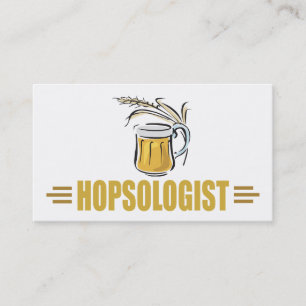 Lustiges Bier Visitenkarte