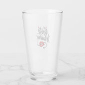 Lustiges Bierglas "Üble Frau" Glas (Rückseite)