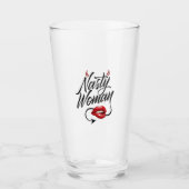 Lustiges Bierglas "Üble Frau" Glas (Vorderseite)