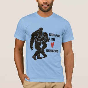 Lustiges BigFoot „Du bist mein Squatchy“ romantisc T-Shirt