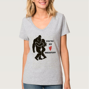 Lustiges BigFoot „Du bist mein Squatchy“ romantisc T-Shirt