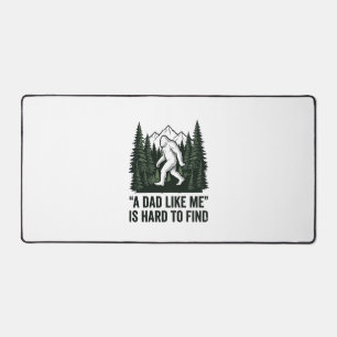 Lustiges Bigfoot-Vater Vintage-Forest-Shirt-Design Schreibtischunterlage