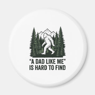 Lustiges Bigfoot-Vater Vintage-Wald-Shirt-Design_1 Magnet