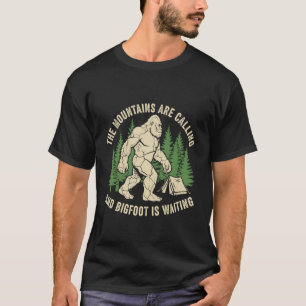 Lustiges Bigfoot-Wandern-Team Sasquatch Camping Na T-Shirt
