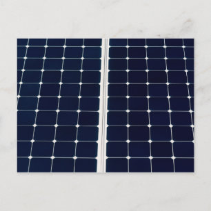 Lustiges Bild eines Solarpanels Postkarte