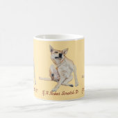 lustiges Bild juckender Hunde mit Slogan Kaffeetasse (Mittel)