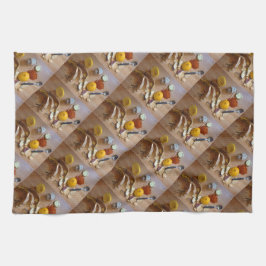 lustiges Bild von gezackter veg prep zum Abendesse Handtuch