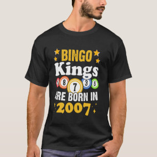 Lustiges Bingo 17. Geburtstag Bingo Könige werden T-Shirt