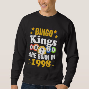 Lustiges Bingo 26. Geburtstag Bingo Könige werden Sweatshirt