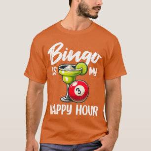 Lustiges Bingo-Spiel Bingo ist meine Happy Hour De T-Shirt