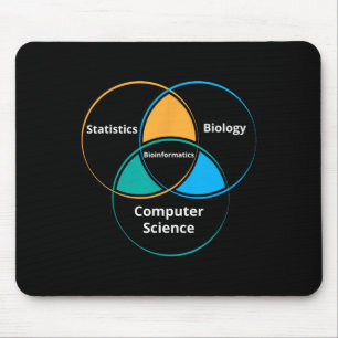 Lustiges Bioinformatik-Biologie-Wissenschaft-Lehre Mousepad