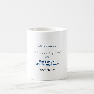 Lustiges Biologie-Geschenk Chromosom Personalisier Kaffeetasse