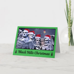 Lustiges Black Hills Weihnachten Karte