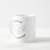 Lustiges Blaskapelle-Bohrgerät Kaffeetasse (Vorderseite Links)