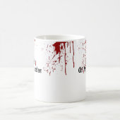 Lustiges Blut meiner Feind-Kaffee-Tasse Kaffeetasse (Mittel)