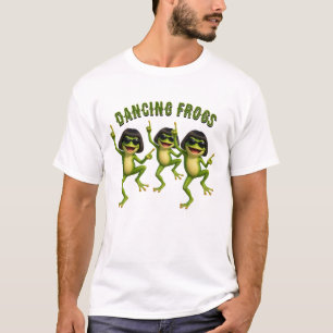 Lustiges Bob-Frisur-Frosch-Meme-Weißes T-Shirt