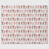 Lustiges Bodybuilder-Geschenkpapier Geschenkpapier (Flach)