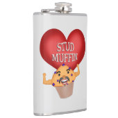 Lustiges Bolzen-Muffin Flachmann (Rechts)