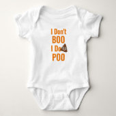 lustiges Boo poo halloween Design-Kleinkind Baby Strampler (Vorderseite)