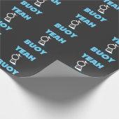 Lustiges Bootfahrt-Wortspiel - Yeah Geschenkpapier (Ecke)