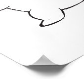 lustiges böse Marshmallow Poster (Ecke)