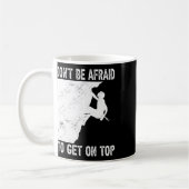 Lustiges Boulder-Klettern  Kaffeetasse (Links)