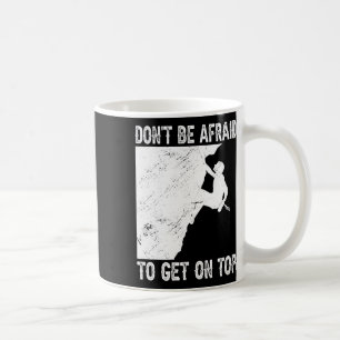 Lustiges Boulder-Klettern Kaffeetasse