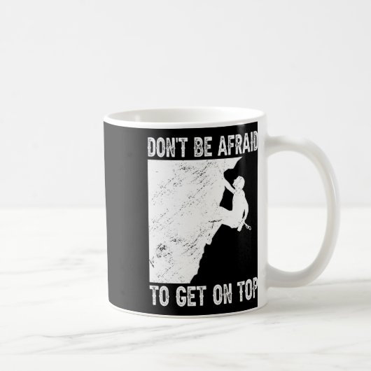 Lustiges Boulder-Klettern  Kaffeetasse (Rechts)