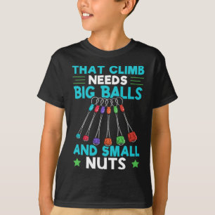 Lustiges Boulder-Klettern T-Shirt