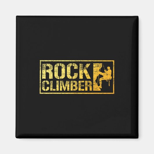 Lustiges Bouldering für Männer Magnet (Vorne)