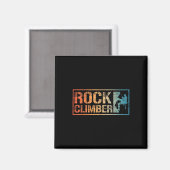 Lustiges Bouldering für Männer Magnet (Vorderseite/Rückseite)