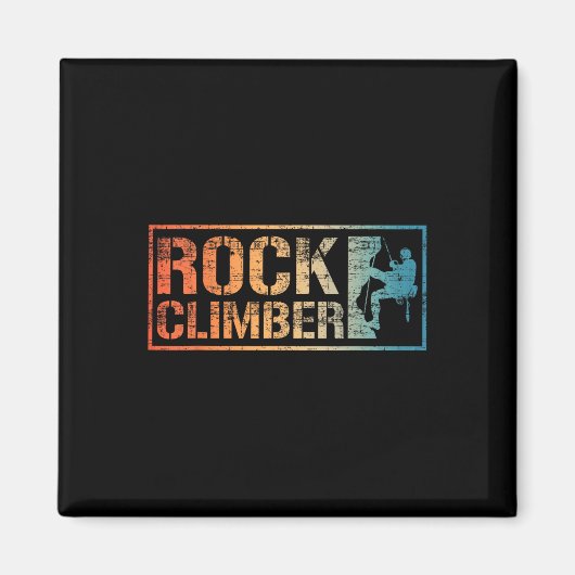 Lustiges Bouldering für Männer Magnet (Vorne)