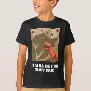 Lustiges Bouldern und Klettern T-Shirt