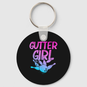Lustiges Bowling-Design für Mädchen Frauen Bowler  Schlüsselanhänger