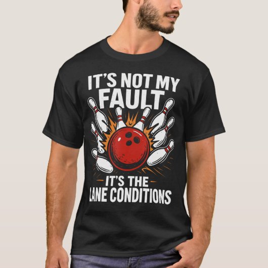Lustiges Bowling für T-Shirt (Vorderseite)