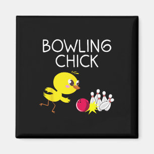 Lustiges Bowling-Geschenk Frauen Niedliches Bowlin Magnet