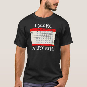 Lustiges Bowling Ich Punkte Jede Nacht T-Shirt