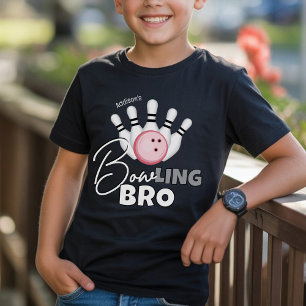 Lustiges Bowling-Mädchen-Geburtstagsfeier-Junge-Sc T-Shirt