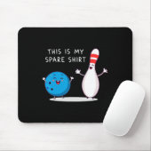 Lustiges Bowling Süßes Bowling Ll Und Pin Das ist  Mousepad (Mit Mouse)