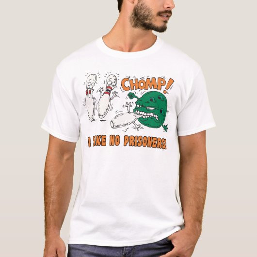 Lustiges Bowling T-Shirt (Vorderseite)