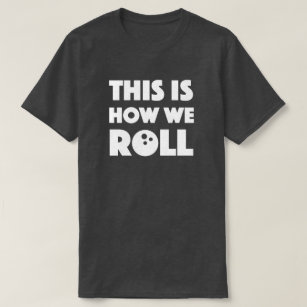 lustiges Bowlingswortspiel-Shirt dieses ist, wie T-Shirt