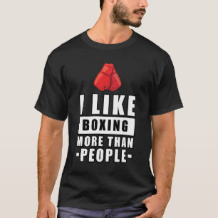 Lustiges Boxdesign T-Shirt