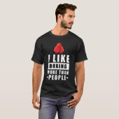 Lustiges Boxdesign T-Shirt (Vorne ganz)