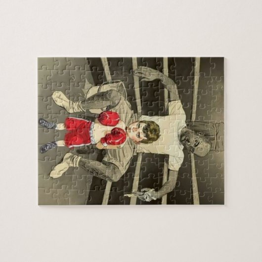 lustiges Boxen Puzzle (Horizontal)