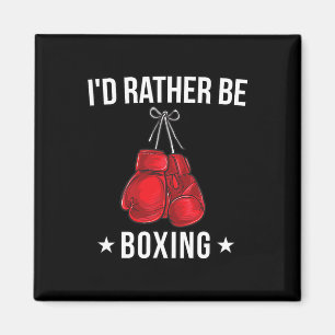 Lustiges Boxen T-Shirt - Ich würde lieber Boxen sc Magnet