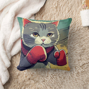 Lustiges Boxkatzenkissen! Kissen