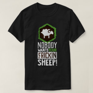 Lustiges Brettspiel Trading Sheep Design T-Shirt